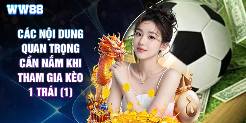 Các Nội Dung Quan Trọng Cần Nắm Khi Tham Gia Kèo 1 Trái (1)
