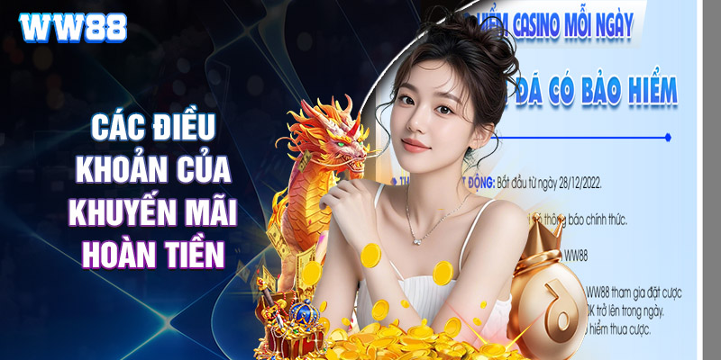 Các điều khoản của khuyến mãi hoàn tiền